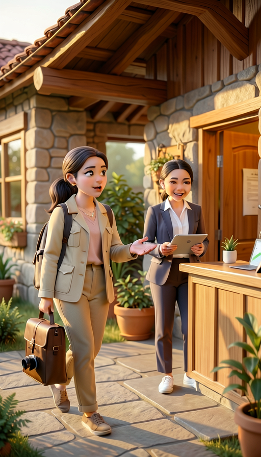 Figura virtual para turismo rural