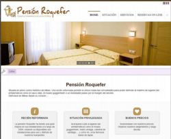 Página Home de la Pensión Roquefer
