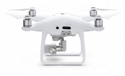 Vista lateral de DJI Phantom 4 Pro con sensores en 5 direcciones