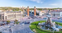 Plaza de España en Barcelona